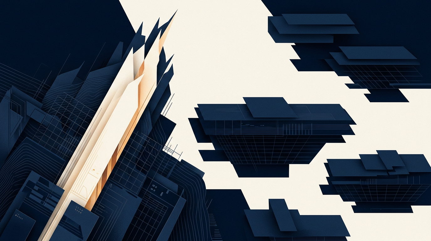 Abstract editorial illustration for: Altcoin Performance Diverges: ADA Gains, Major Cryptos Consolidate