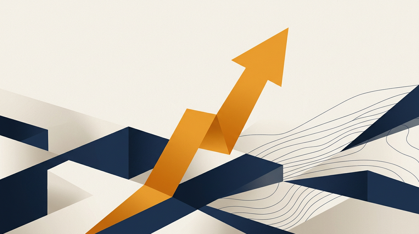 Abstract editorial illustration for: Cardano's Current Outperformance in a Stable Market